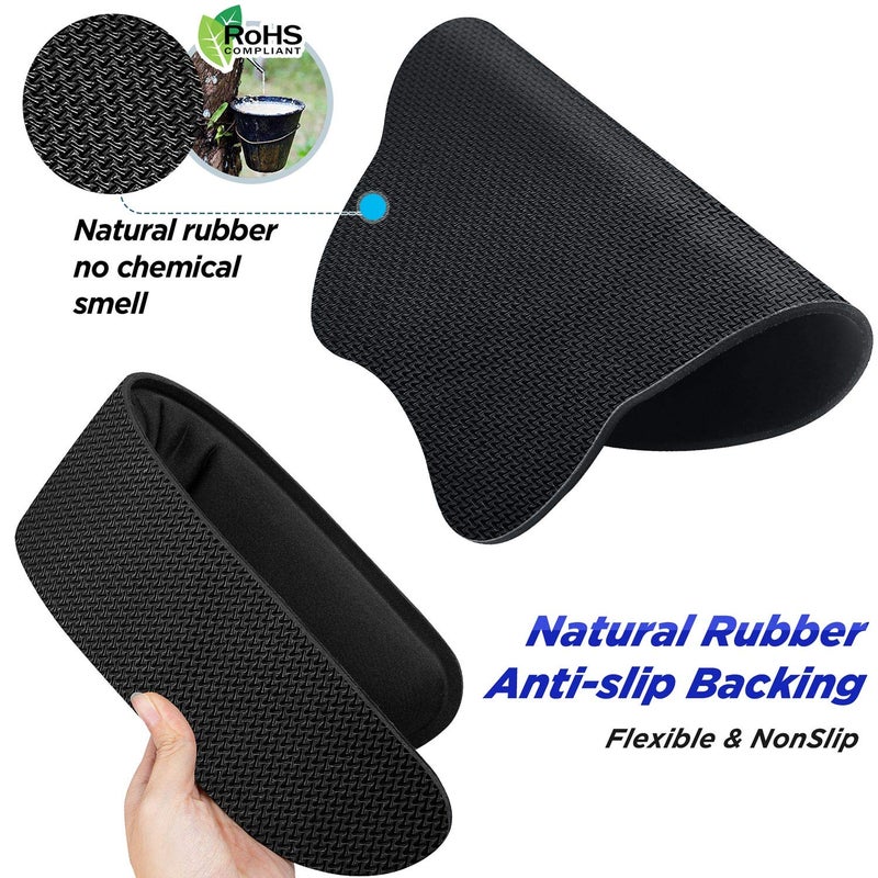 Gimars Upgrade Enlarge Superfine Fibre Soft Smooth Gel Ergonomic Mouse Pad Wrist Support and Keyboard Wrist Rest for Computer, Laptop, Mac, Gaming and Office, Durable, Comfortable and Pain Relief - Image 4